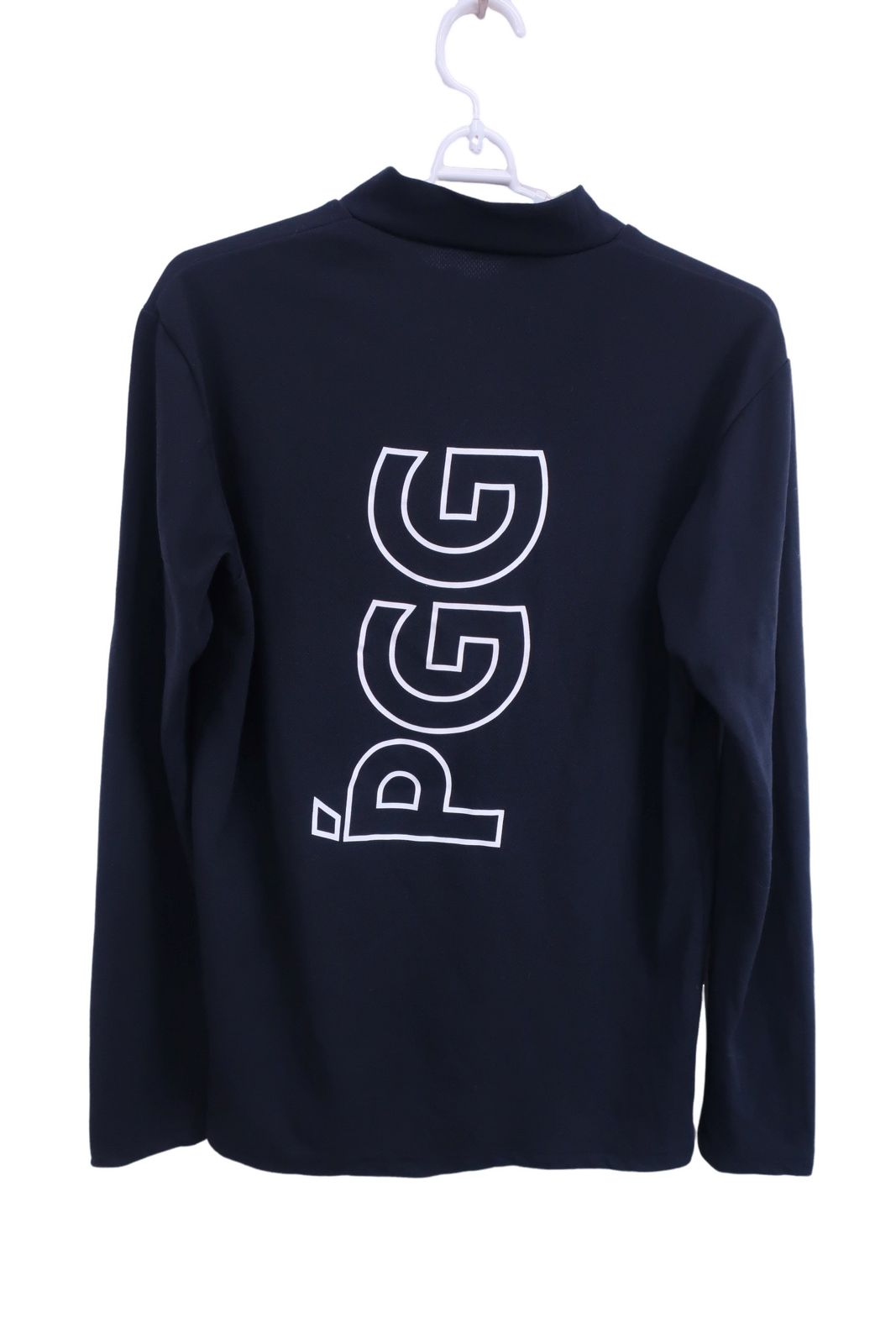 美品】PGG PEARLY GATES(ピージージー) 長袖ハイネックシャツ 黒