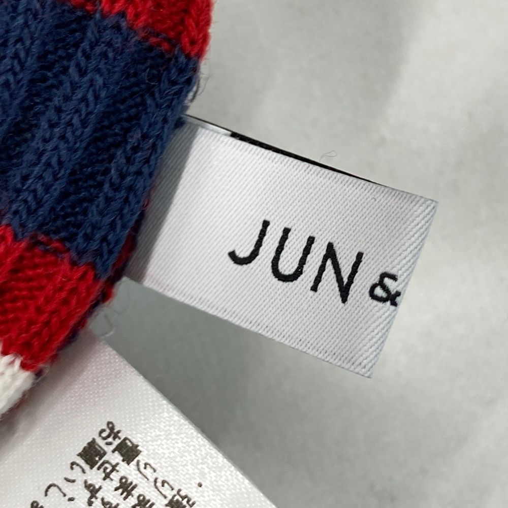 サイズ：M JUN&ROPE ジュン アンド ロペ タートルネック 長袖ニット