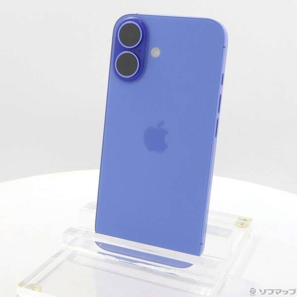 〔 〕iPhone16 128GB ウルトラマリン MYDU3J A SIMフリー 258