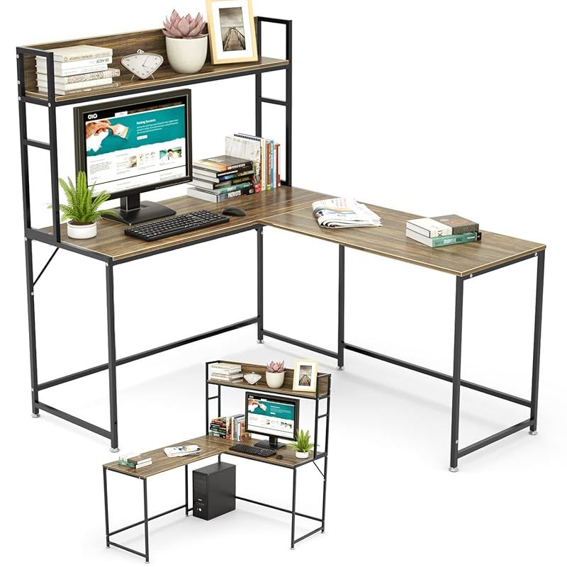 無垢材 デスク 幅120cm 木製 アイアン脚 引き出し付き パソコンデスク