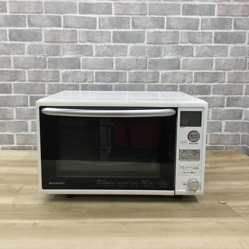 シャープ オーブンレンジ 950W 20L RE-V70A-W 2018年製【中古】 - メルカリ