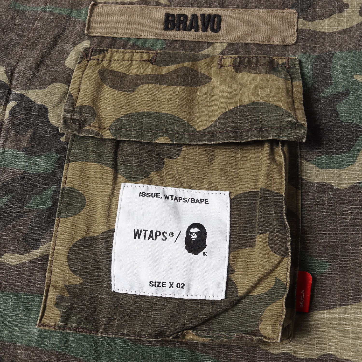 WTAPS×BAPE コラボ ミリタリージャケット 3サイズ WTAPS×BAPE コラボ ミリタリージャケット 3サイズ