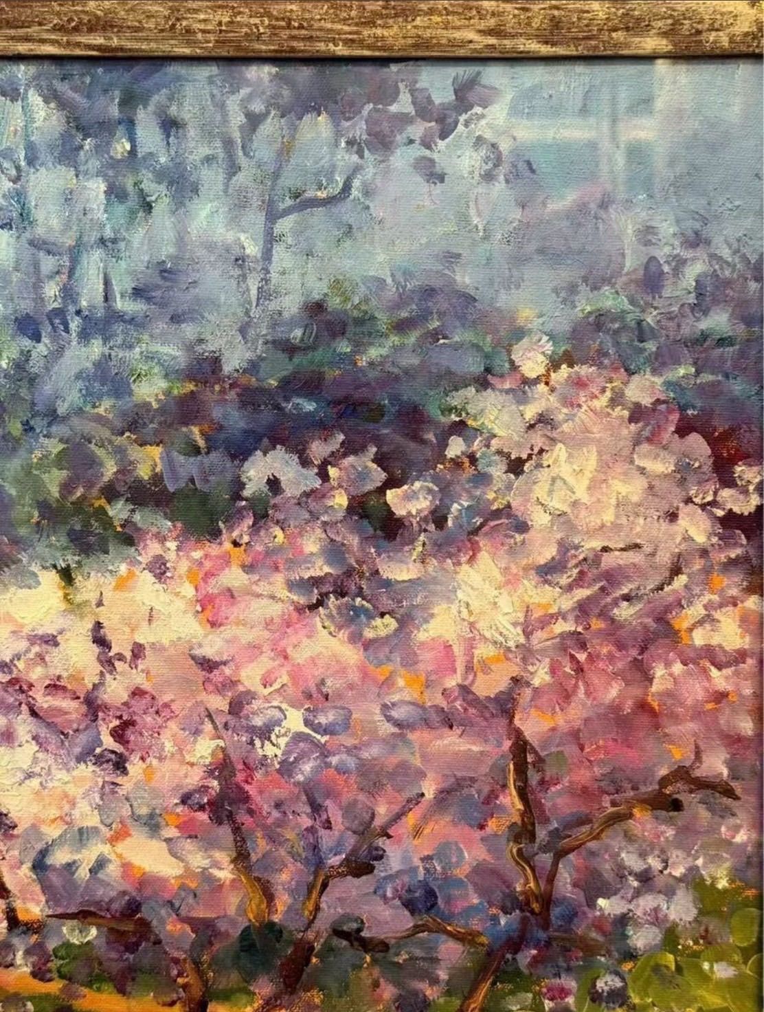 ジーン ヘンリー Jean Henry 彩やかな木々 油彩 風景画 P12号 アメリカ