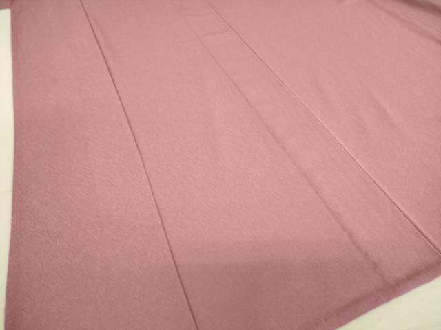 平和屋着物▽色無地　単衣　長春色　洗える着物　鬼しぼ縮緬　未使用　DAAS0728az 平和屋着物▽色無地 単衣 長春色 洗える着物 鬼しぼ縮緬 未使用