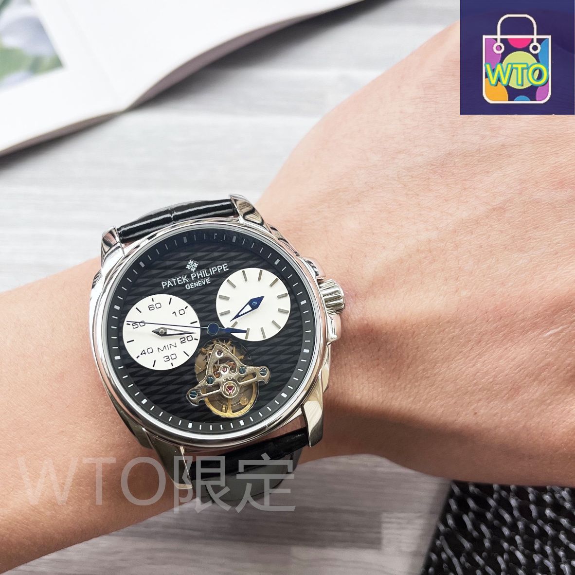 今日 Patek Philippe パテックフィリップ 精品シリーズ 陀飛輪を搭載し 多機能表示機能を備える-WTO輸入2
