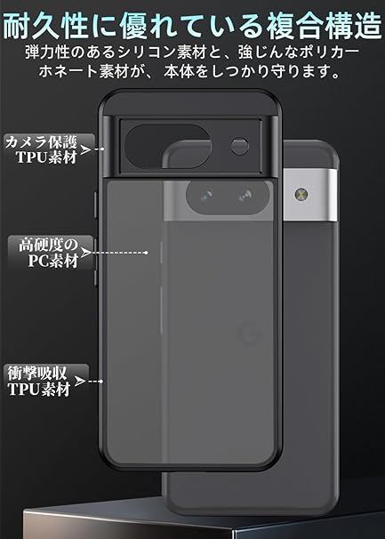 【Google Pixel 7a 出品】充電器＆保護カバー付き！ 360全面保護】 Google Pixel 7a ケース 画面保護 8 7 ハード