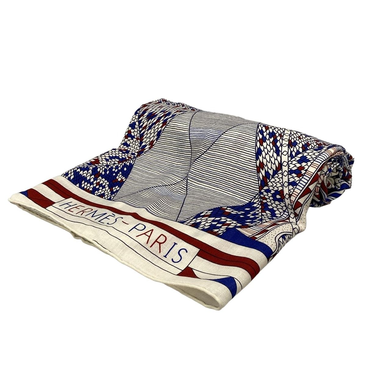 HERMES(エルメス) ストール(ショール)美品 カレ140,カレジェアン  