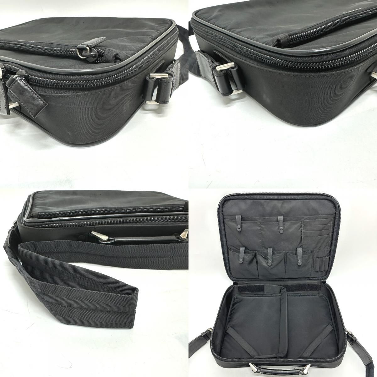 PRADA プラダ ビジネスバッグ トライアングルプレート V147S ナイロン