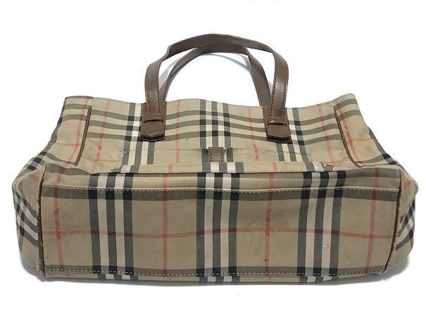 ○バーバリー ノバチェックトートバッグ /am-A-207-5543-5.65