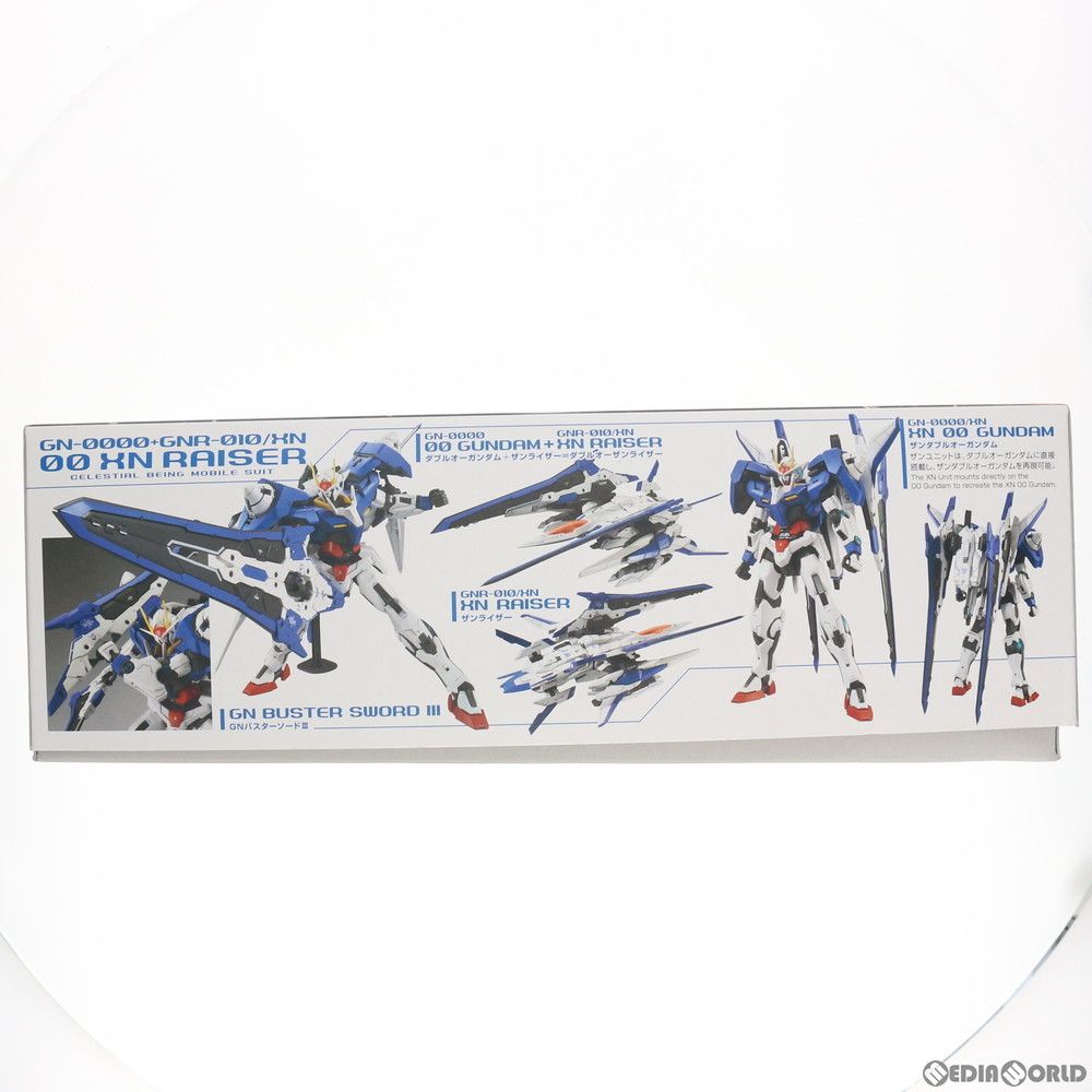 プレミアムバンダイ限定 MG 1/100 GN-0000+GNR-010/XN ダブルオーザンライザー 機動戦士ガンダム00V(ダブルオーブイ)  プラモデル(0218506) バンダイ - メルカリ