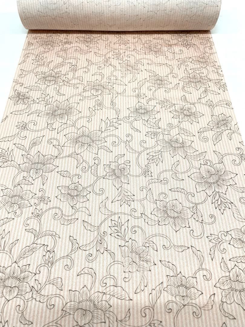 小紋 更紗 浜ちりめん 正絹 反物 小紋 埃乃更紗 エジプト更紗 浜