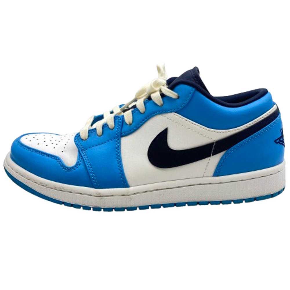 NIKE ナイキ 553558-144 Air Jordan 1 Low University Blue エアジョーダン1 ロー ユニバーシティ ブルー スニーカー ブルー系 27.5cm