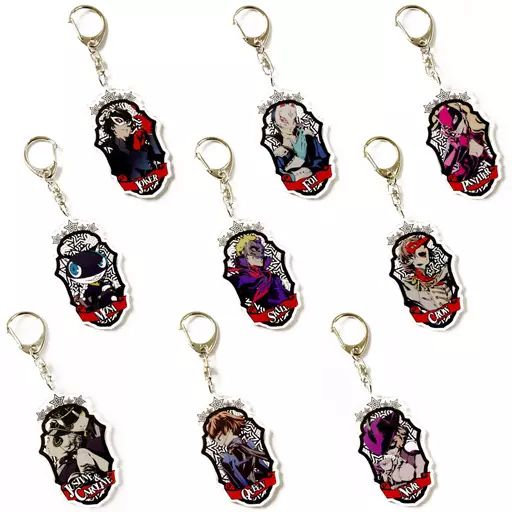 ペルソナ5 トレーディング エンブレム アクリルキーホルダー 全9種セット