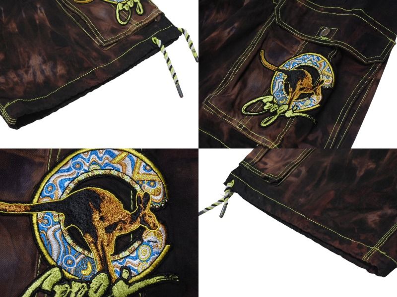COOGI クージー バギーカーゴショーツ サイズ42 コットン ブラック  