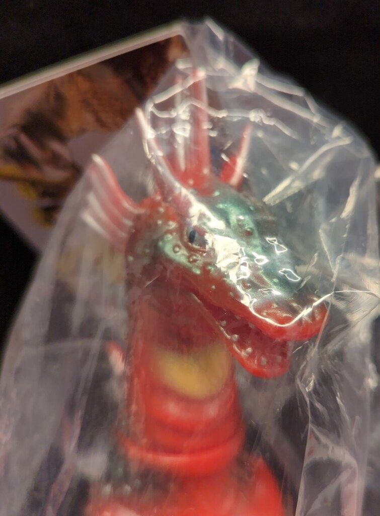 モネ、マーミット、世紀の大怪獣シリーズチタノザウルス マーミット チタノザウルス 蛍光ピンク/緑・赤・オレンジ塗装