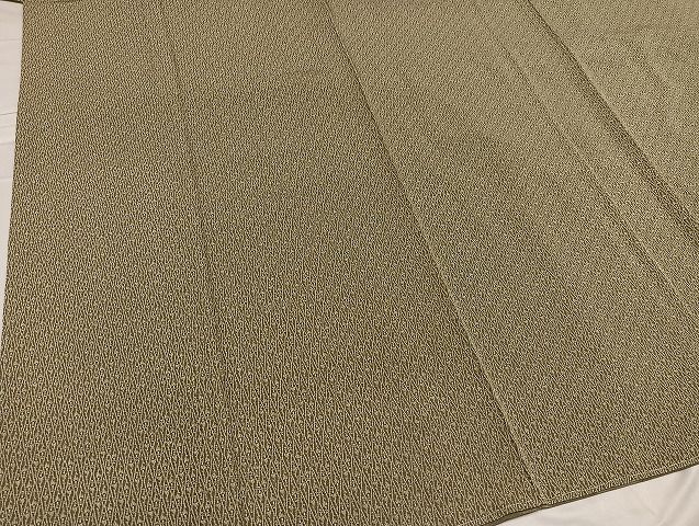 平和屋着物○加賀友禅の型染 板場友禅 坂口幸市 加賀小紋 菱文 正絹