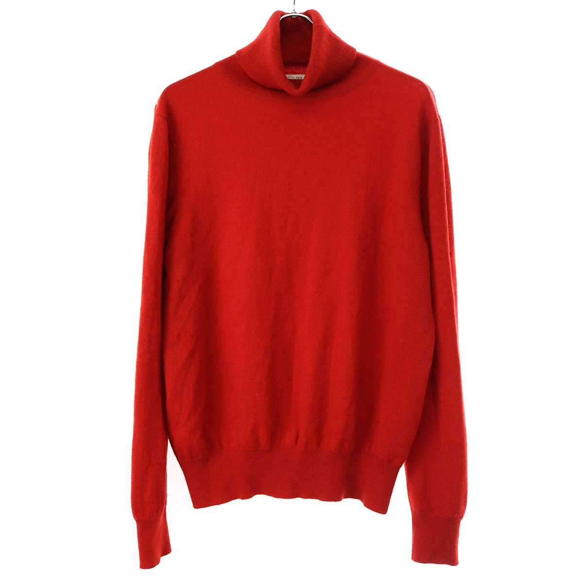 THE ROW ザ ロウ カシミヤ タートルネックニットセーター レッド M 