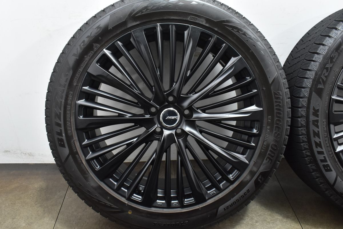 ブリザックVRX3 235/50R21 4本セット バリ溝 2023年製 バリ溝スタッドレス VRX3付】レクサス RX バージョンL