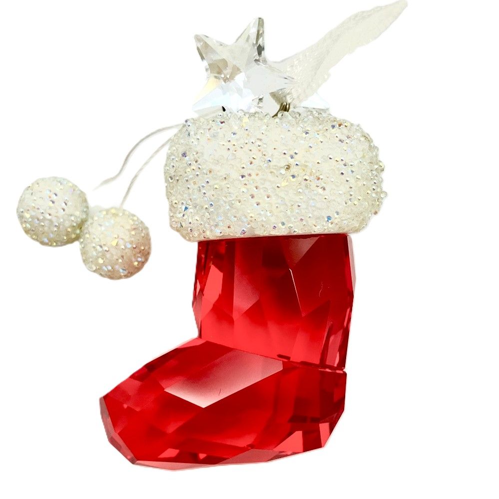 スワロフスキー SWAROVSKI サンタさんの靴下 2012年廃盤品