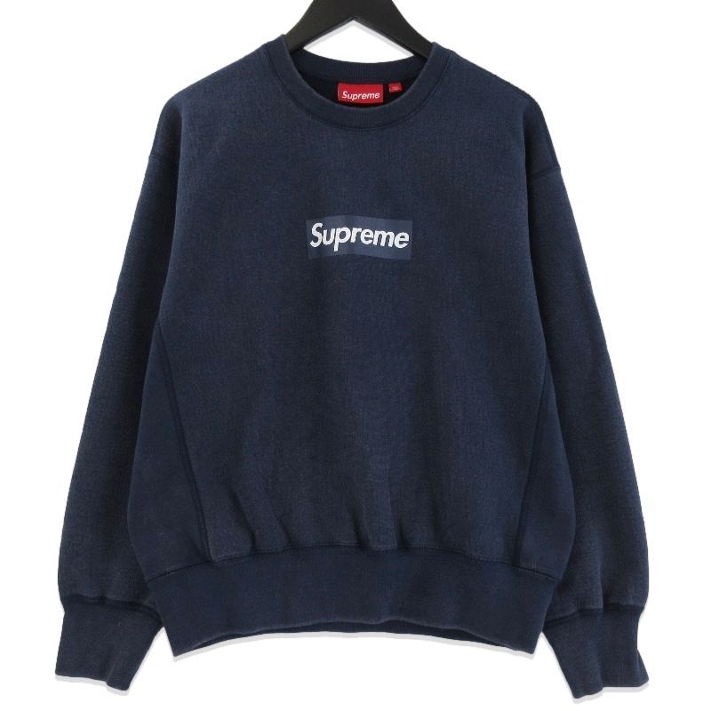 Supreme シュプリーム ウォッシュド ボックスロゴ クルーネック 25SS  