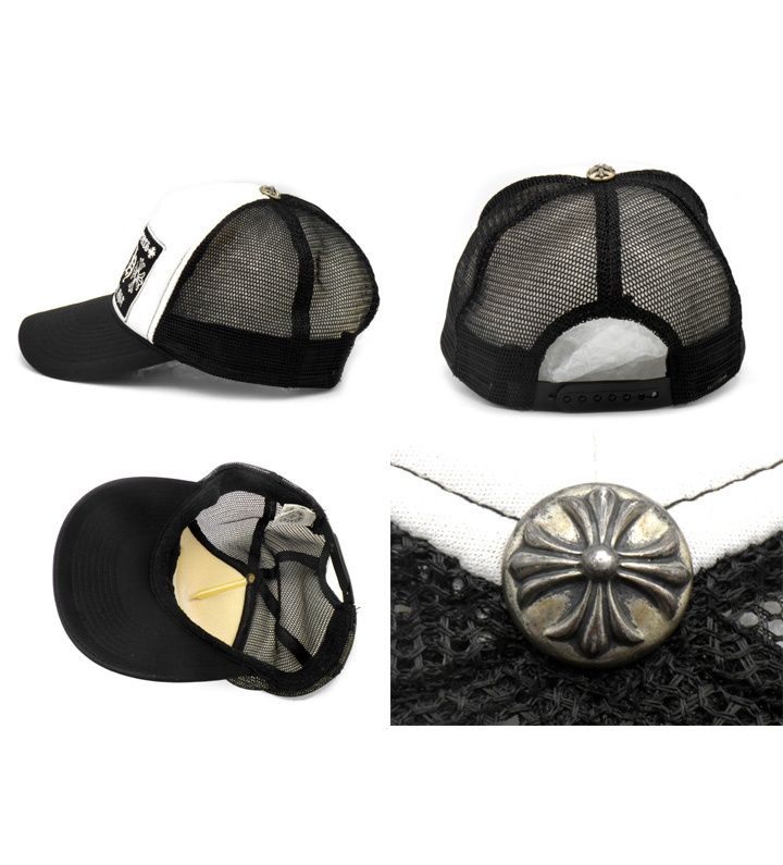 クロムハーツ キャップ クロムハーツ CHROME HEARTS 【 CH TRUCKER CAP 】 CH 刺繍