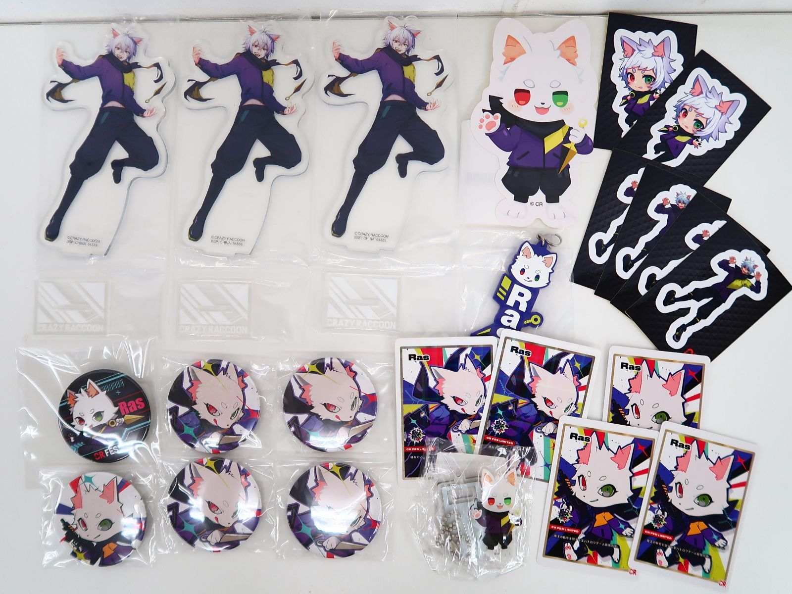 Crazy Raccoon Ras グッズセット 約23点セット Crazy Raccoon Ras グッズ - メルカリ