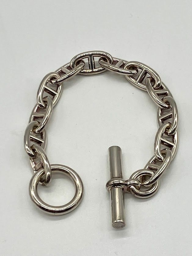 ◆美品◆VINTAGE◆【HERMES】シェーヌダンクル MM*ブレスレット VINTAGE HERMES Chaine d'Ancre Bracelet MM 16 Links Silver