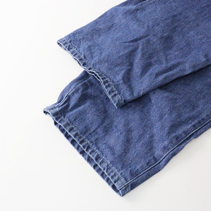 2022SS ネストローブ nest Robe 10ozデニムワイドストレートパンツ F 