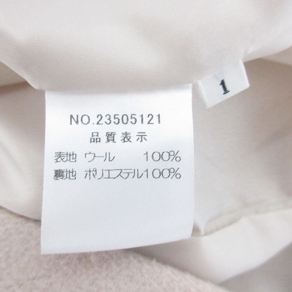 美品 Harrods ハロッズ ウールノーカラーコート 23505121 サイズ