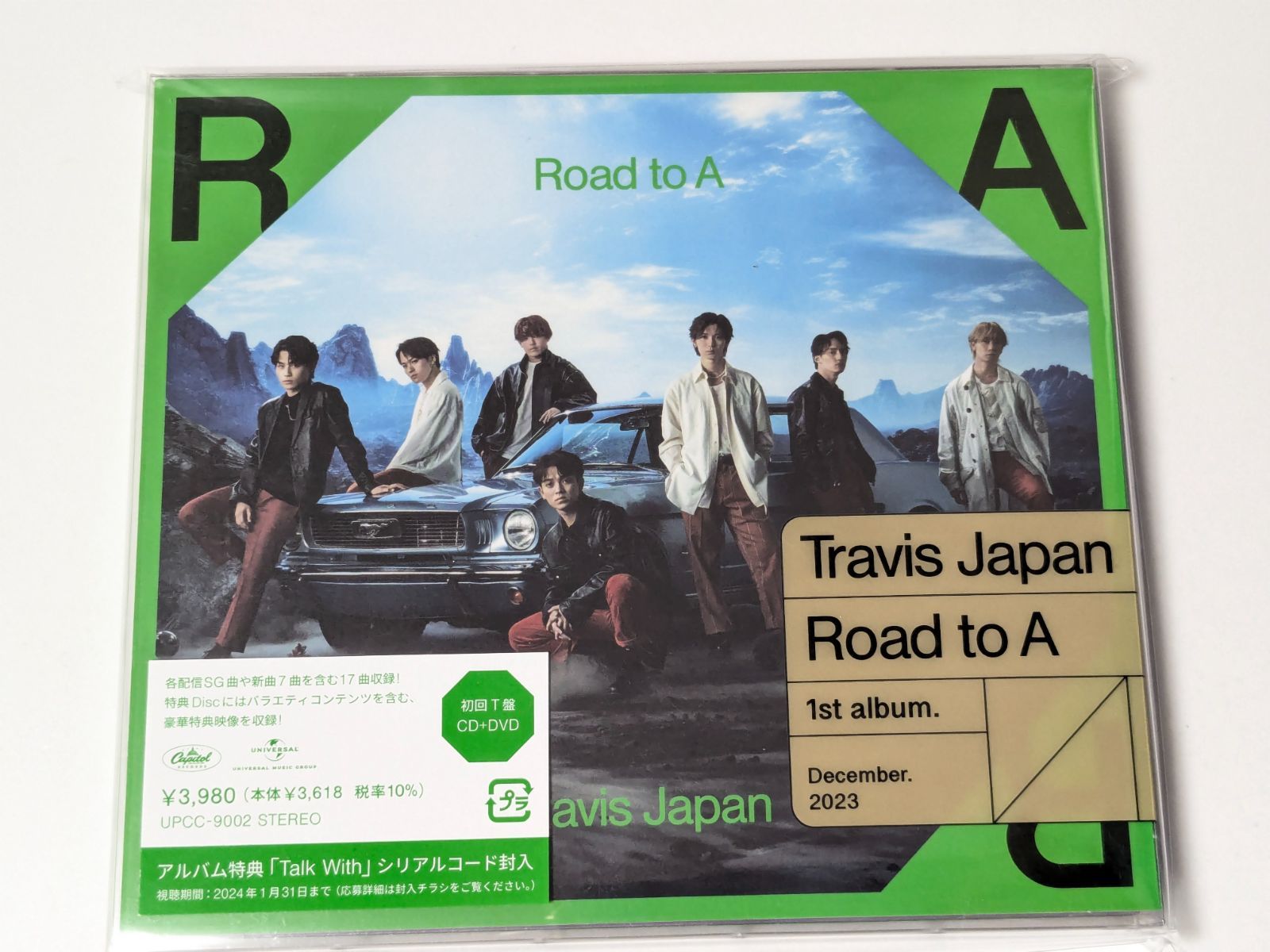 Travis Japan、1stアルバム「Road to A」 12月20日（水）発売