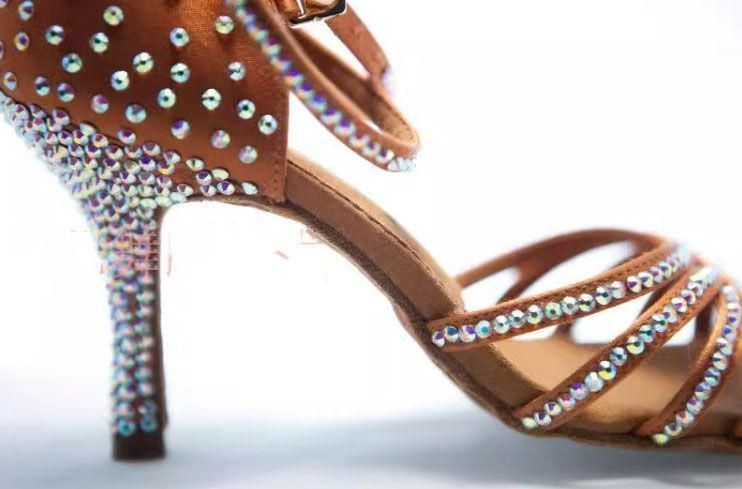 社交ダンス ラテン シューズ サンダル 22.5?～25.0? オーダーメイド 発表会