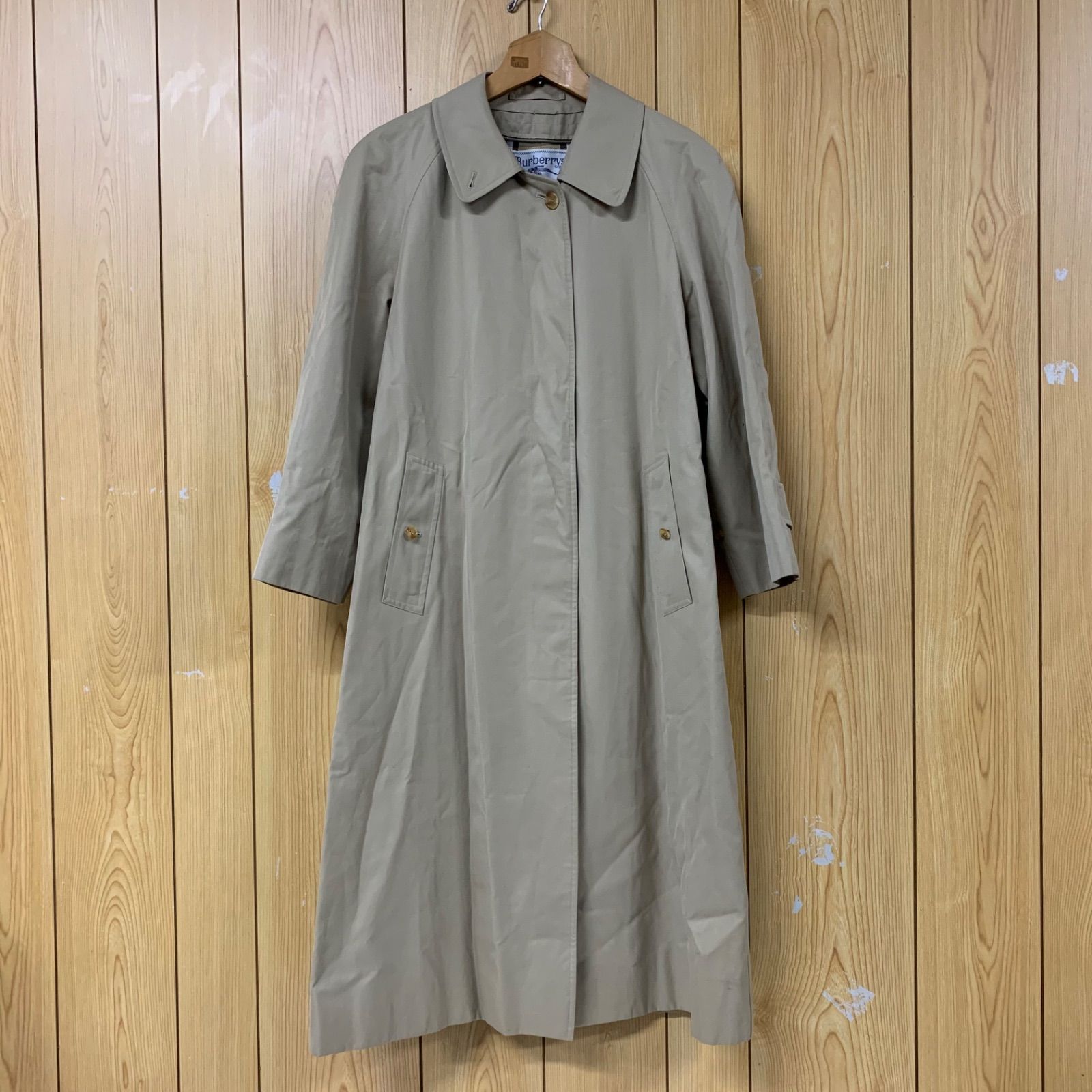 【美品】BURBERRY/バーバリー/トレンチコート/ベージュ Burberry/バーバリー｜ベージュ コットン トレンチ コート