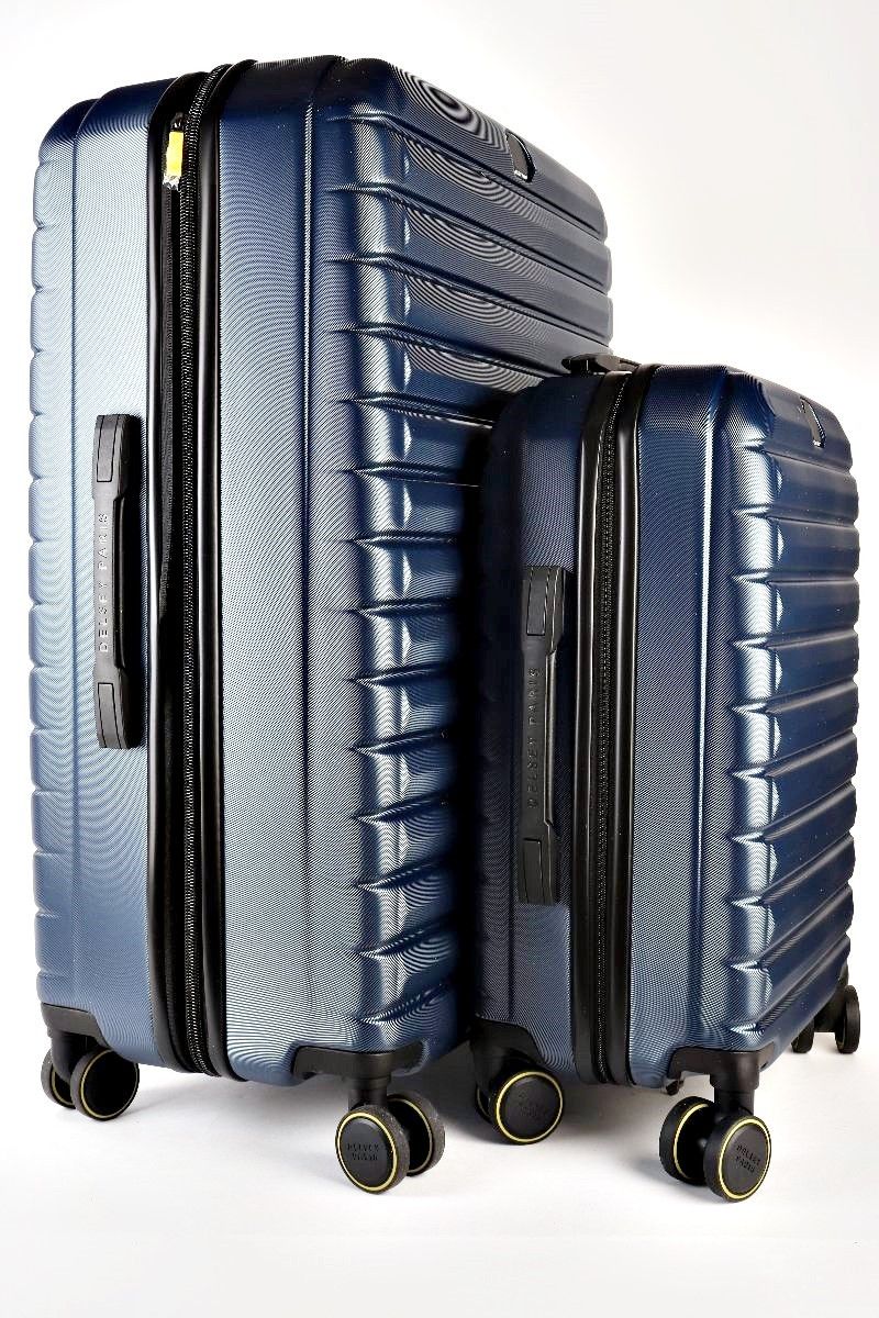 DELSEY スーツケース ヘリウムエッジ 2個セット マリンブルー