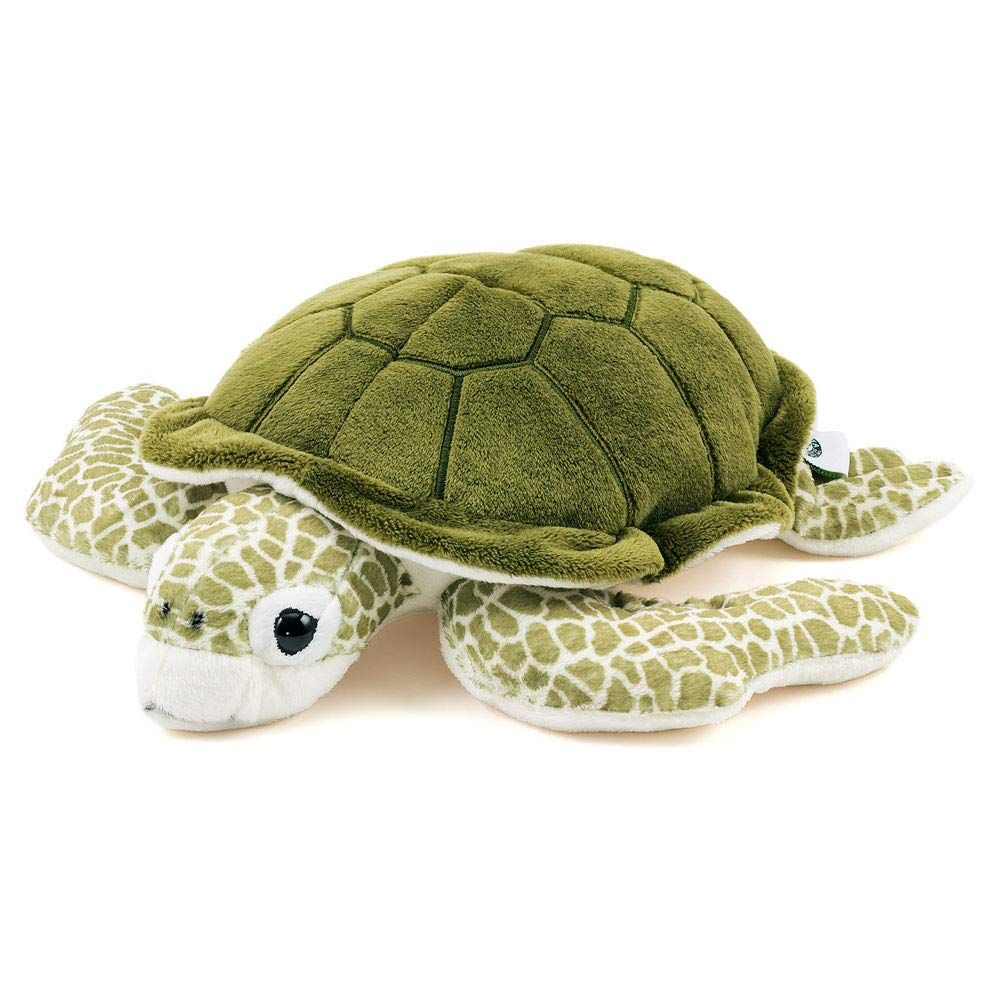 セール，最新作 【迅速発送】カロラータ アオウミガメ ぬいぐるみ (Mサイズ/やさしい手触り) リアル カメ 海の生き物 動物 おもちゃ お人形 ギフト プレゼント 誕生日 (検針2度済み) / クリスマス クリスマス ぬいぐるみ