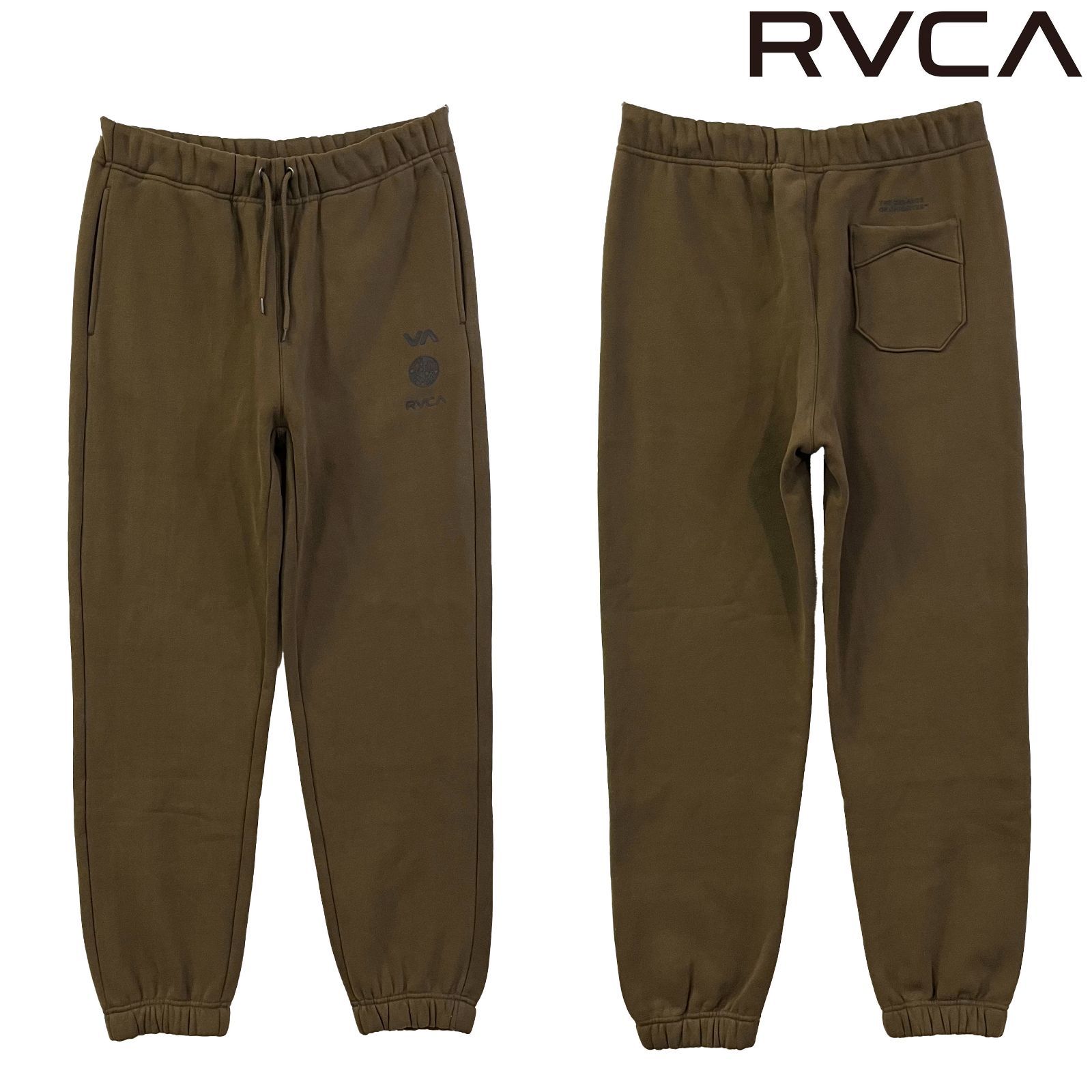 【未使用／USメンズL】RVCA ALL TIME TECH PANTS スウェットパンツ ブラウン