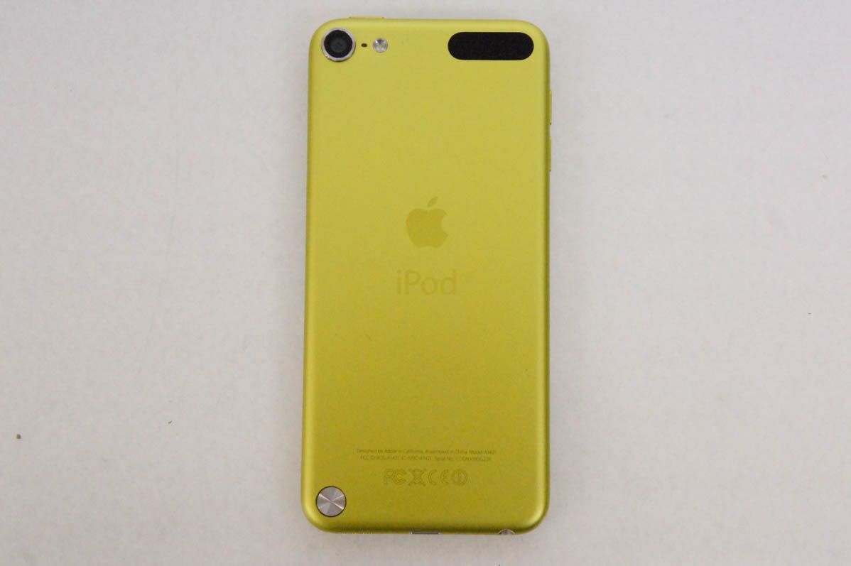 中古】C Appleアップル 第5世代 iPod touch 16GB イエロー MGG12J/A