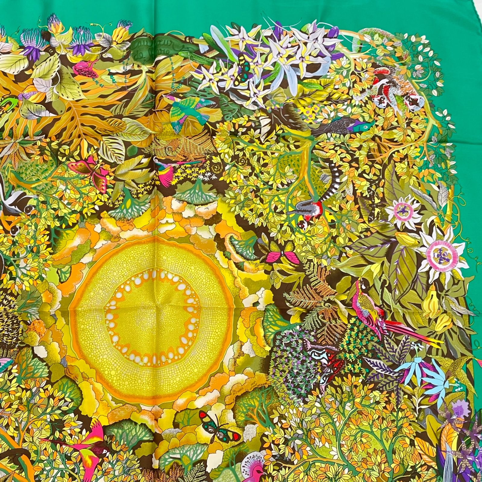 エルメス HERMES カレ90 スカーフ 生命の森 マルチカラー エルメス HERMES カレ90 スカーフ 生命の森 マルチカラー