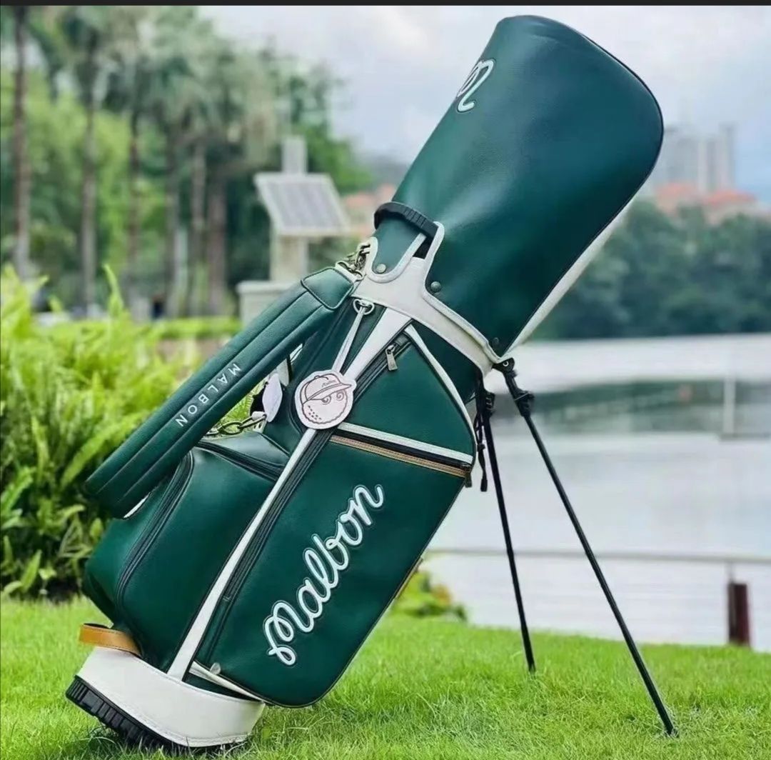 超人気☆Malbon Golf マルボン ゴルフ キャディバッググーリン