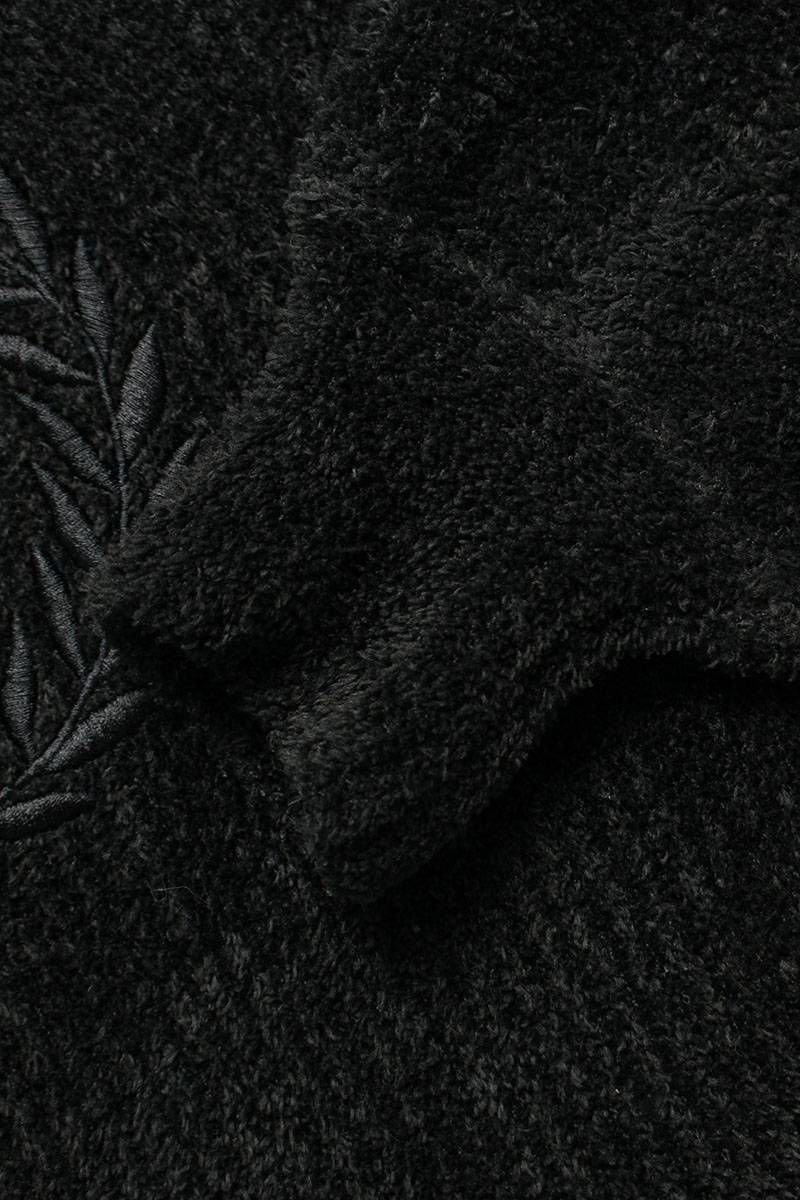 バレンシアガ 651106 T6188 BBエンブレムロゴ刺繍パイル地ニット  