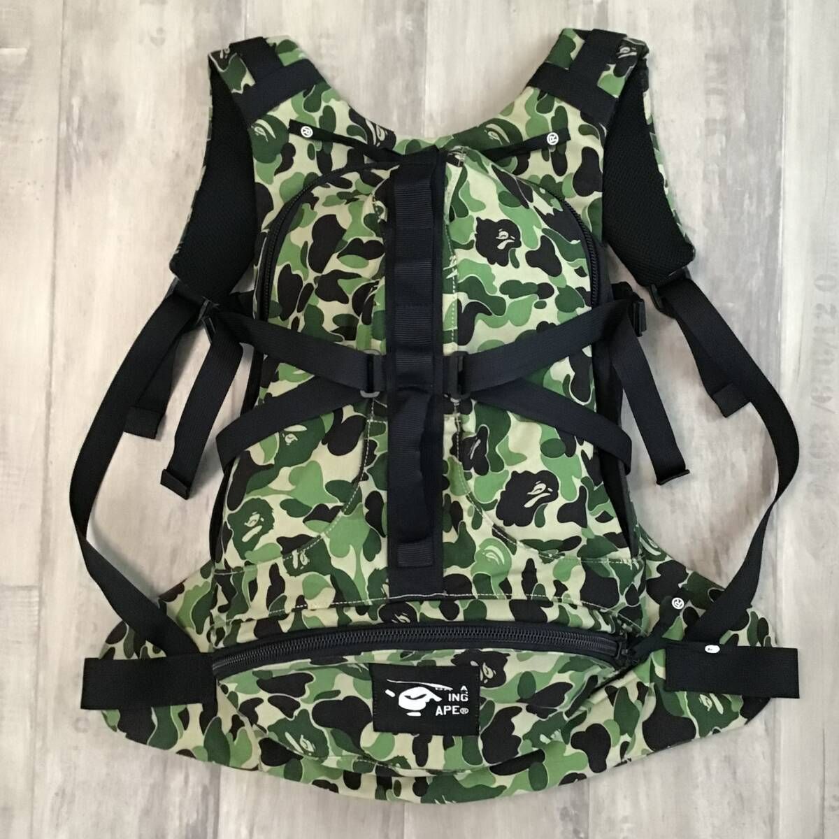 ☆初期☆ ABC CAMO GREEN バックパック a bathing ape BAPE bag