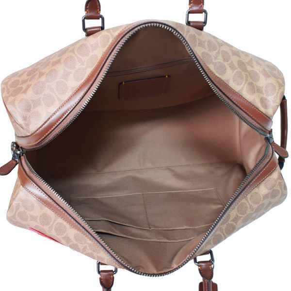 コーチ バッグ スヌーピー COACH ピーナッツ コラボ ボストンバッグ 