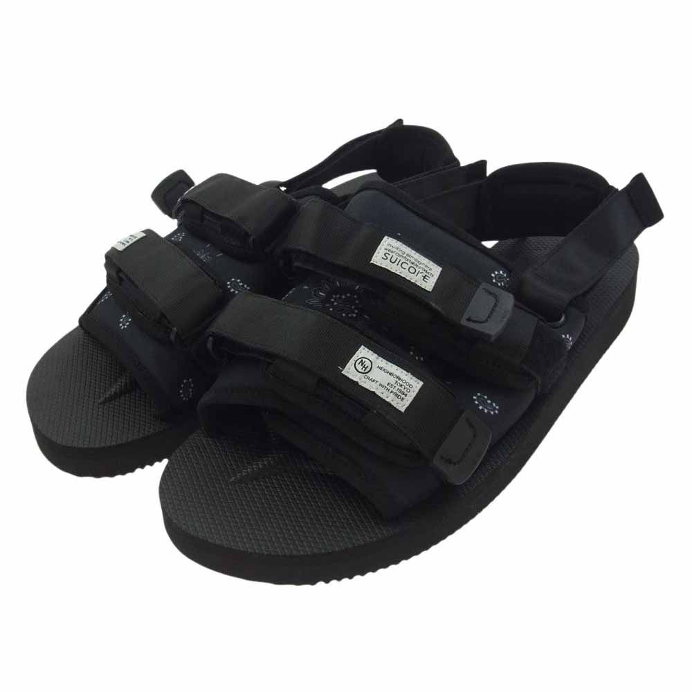 NEIGHBORHOOD ネイバーフッド  21SS 2110YSIN-FW01 × SUICOKE スイコック NHSI.MOTO/NR-SANDAL  モト ダブルストラップ サンダル ブラウン 【新古品】【未使用】【中古】