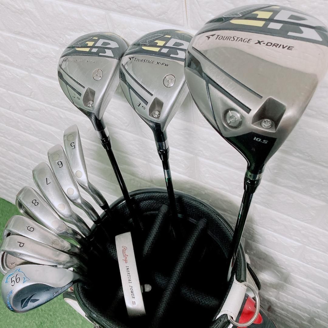 ゴルフクラブ メンズ セット ブリヂストン X-DRIVE GR 11本
