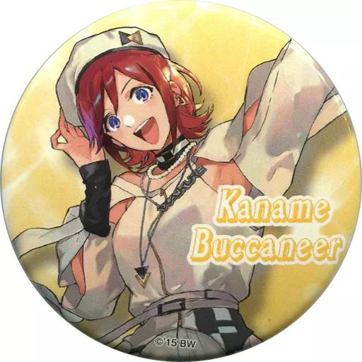 マクロスΔ ＊ カナメ　缶バッジ　ガチャ　クロスオーバーライブ 中古】バッジ・ピンズ(キャラクター) カナメ・バッカニア(片手上げ) 缶