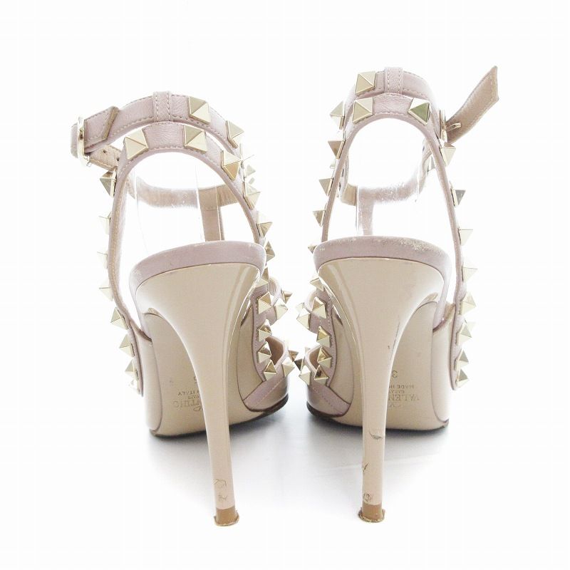 【美品】ヴァレンティノガラヴァーニ パンプス ポインテッドトゥ ピンヒール 35 ヴァレンティノ ガラヴァーニ VALENTINO GARAVANI ロック