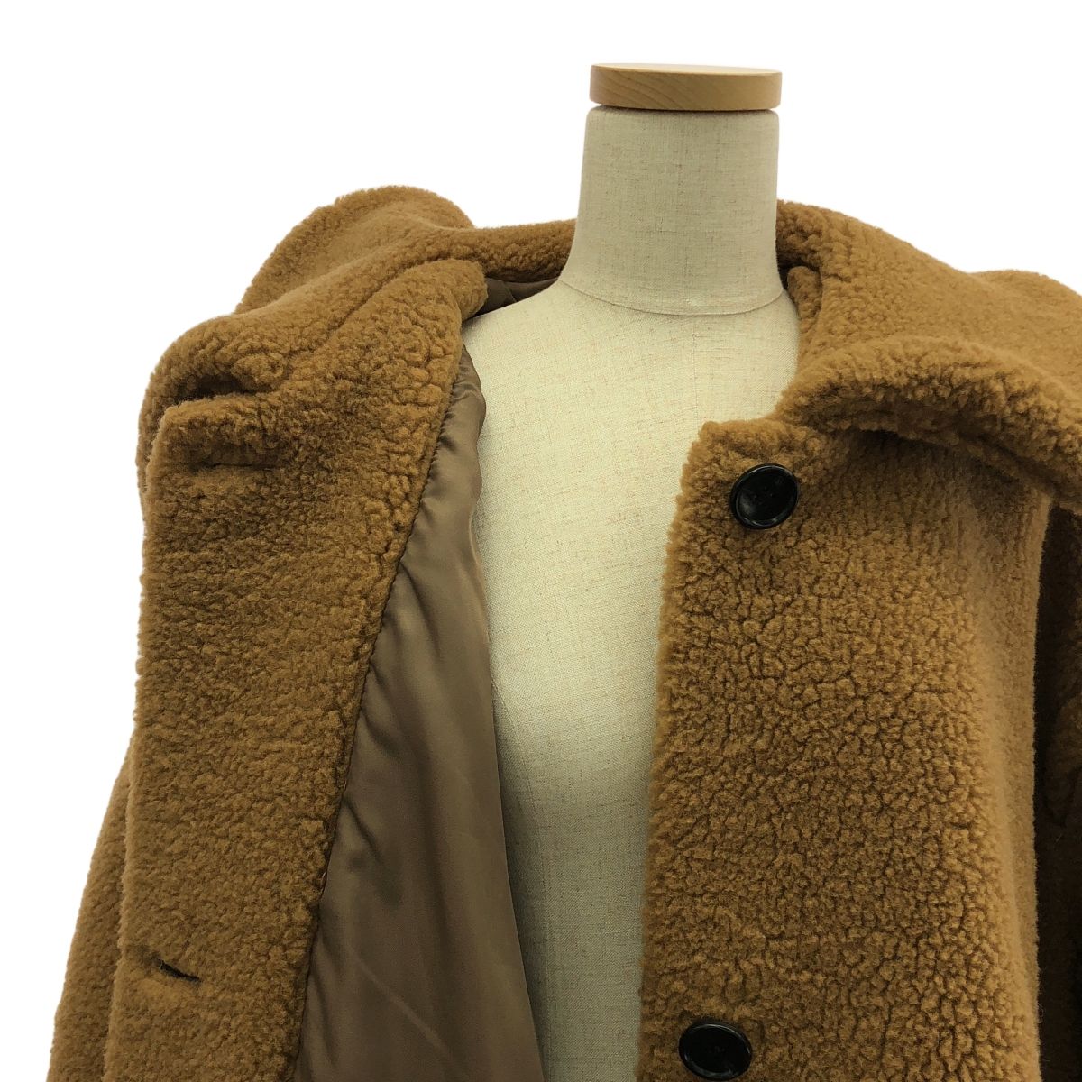美品】 CLANE / クラネ | VOLUME FLARE BOA COAT ボリューム フレア 