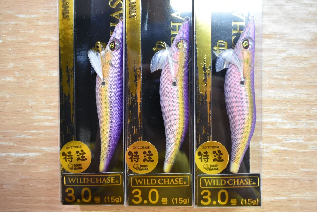 スクイッドマニア ワイルドチェイス 3.0号 特注 9点セット SQUID MANIA WILDCHASE エギング エギ アオリイカ