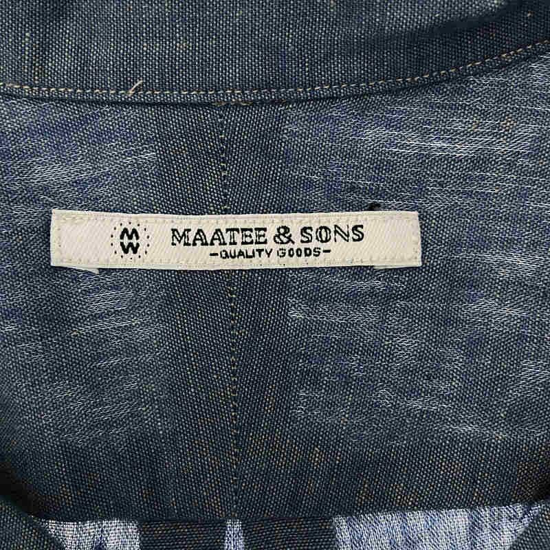 MAATEE&SONS / マーティー&サンズ | 2022SS | SHORT SLEEVE SH