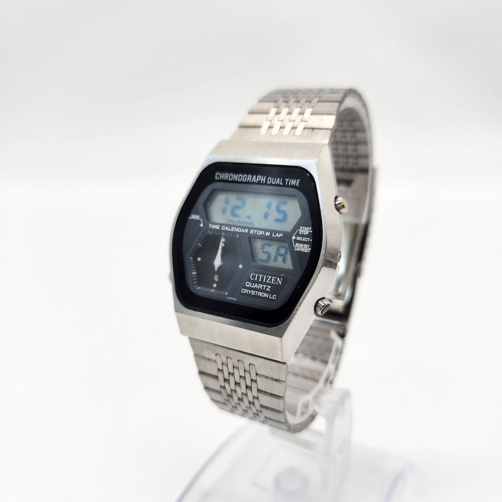CITIZEN CRYSTRON デジタル腕時計　電池交換済み　41 9010 CITIZEN CRYSTRON デジタル腕時計 電池交換済み 41 9010 - メルカリ