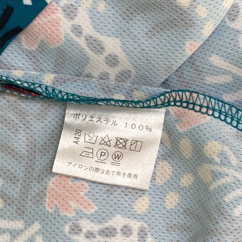 サイズ：40 VIVA HEART ビバハート  半袖ポロシャツ 総柄 グリーン系 [240101479856] ゴルフウェア レディース ストスト サイズ：40 VIVA HEART ビバハート 半袖ポロシャツ 総柄